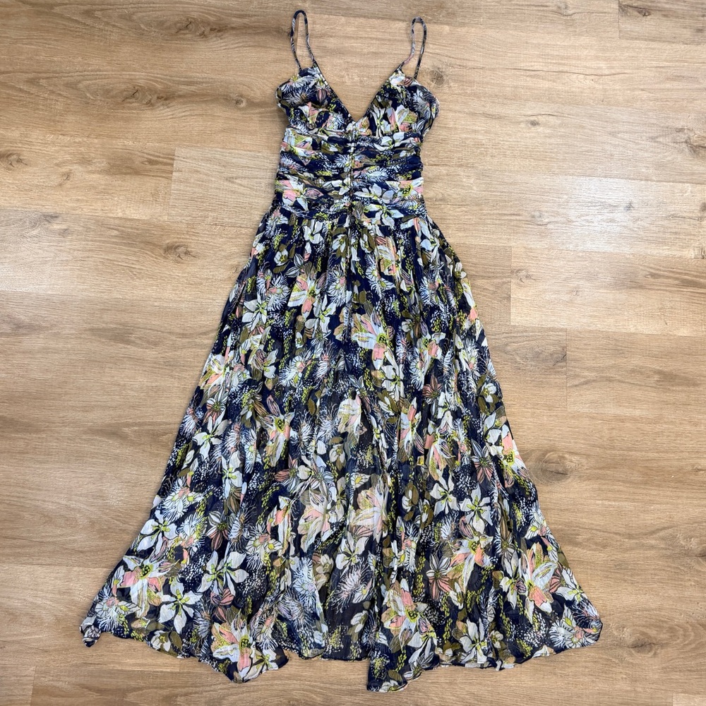 Ruched Waist Boho Maxi Lovette Dress Tanya Taylor - Picture 8 of 14